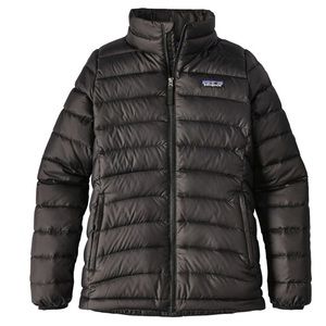 Patagonia kids black sweater jacket